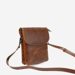 Sac Bandoulière Petite Sacoche Et Pochette^Petit sac besace reporter Marron