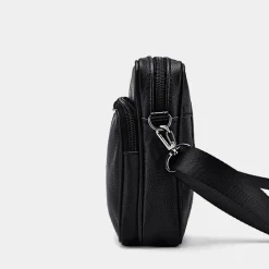 Sac Bandoulière Petite Sacoche Et Pochette^Petite sacoche homme en cuir véritable noir