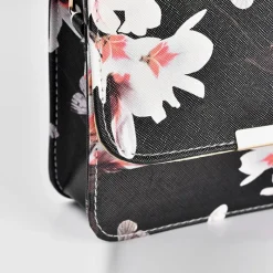 Sac Bandoulière Sac Besace^Sac à dos uni noir ou floral avec assorti