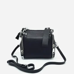 Sac Bandoulière Sac À Main^Sac à main à chaîne en cuir véritable noir