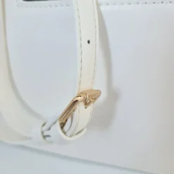 Sac Bandoulière Sac À Main^Sac à main asymétrique avec anse métallique dorée