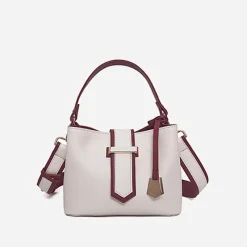 Sac Bandoulière Sac À Main^Sac à main bandoulière en cuir blanc