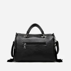 Sac Bandoulière Sac À Main^Sac à main clouté en cuir avec franges