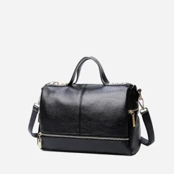 Sac Bandoulière Sac À Main^Sac à main clouté en cuir noir