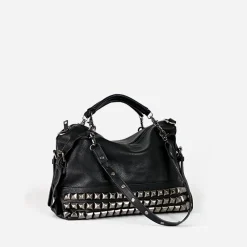 Sac Bandoulière Sac À Main|Sac Cabas Et Fourre-tout^Sac à main clouté en cuir pour femme