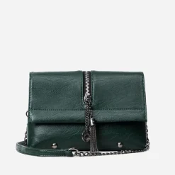 Sac Bandoulière Sac Besace^Sac besace cuir à chaîne