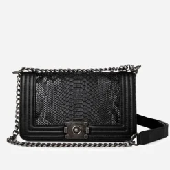 Sac Bandoulière Sac Besace^Sac besace cuir avec bandoulière à chaîne