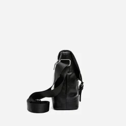 Sac Bandoulière Sac Besace^Sac besace en cuir pour homme noir