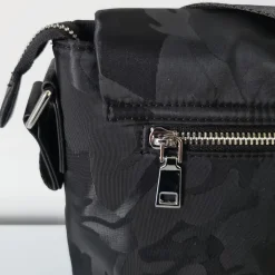 Sac Bandoulière Sacoche Et Porte-documents|Sac Besace^Sac besace Oxford camouflage avec garniture cuir safiano noir