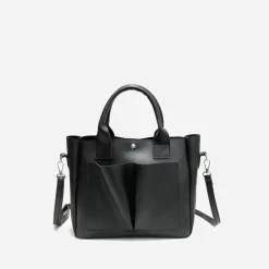 Sac Bandoulière Sac Cabas Et Fourre-tout^Sac cabas cuir à double poche ventrale