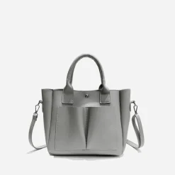 Sac Bandoulière Sac Cabas Et Fourre-tout^Sac cabas cuir à double poche ventrale