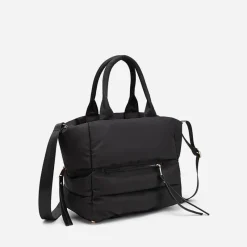 Sac Bandoulière Sac À Main|Sac Cabas Et Fourre-tout^Sac cabas rembourré coton noir