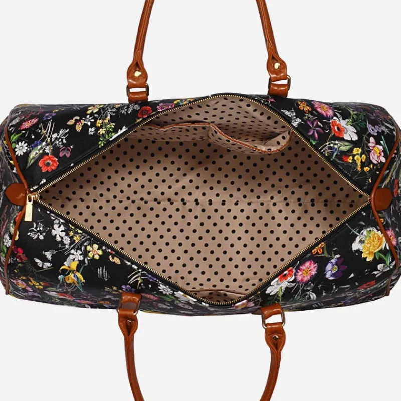 Sac Bandoulière Sac Voyage & Weekend^Sac de voyage en toile avec imprimé floral