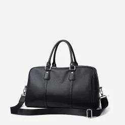 Sac Bandoulière Sac Voyage & Weekend^Sac voyage 48h en cuir noir