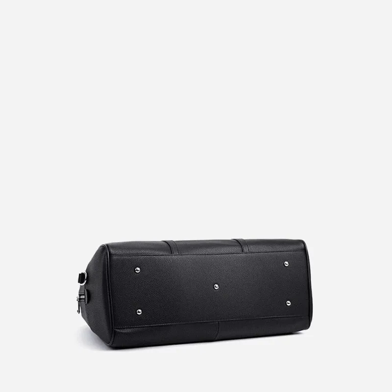 Sac Bandoulière Sac Voyage & Weekend^Sac voyage 48h en cuir noir