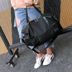 Sac Bandoulière Sac Voyage & Weekend^Sac voyage 48h pour femme noir