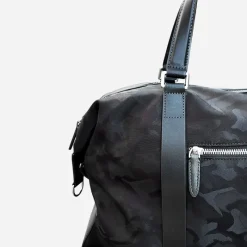 Sac Bandoulière Sac Voyage & Weekend^Sac voyage 48h pour homme noir camouflage