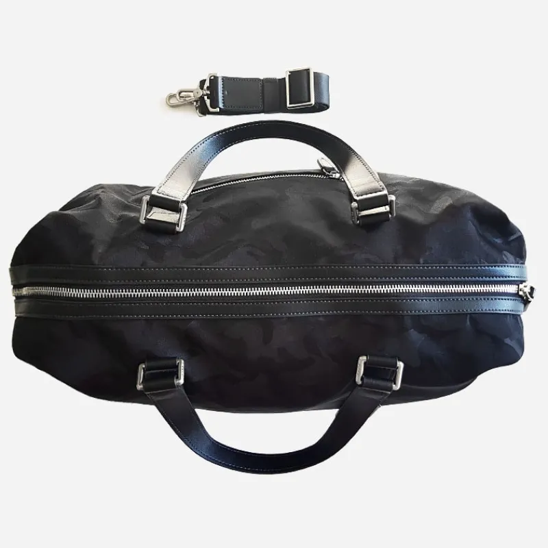 Sac Bandoulière Sac Voyage & Weekend^Sac voyage 48h pour homme noir camouflage