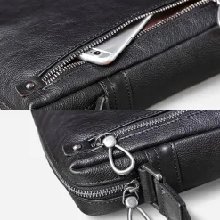 Sac Bandoulière Petite Sacoche Et Pochette^Sacoche bandoulière homme en cuir véritable