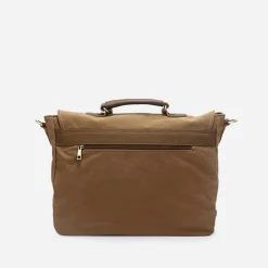Sac Bandoulière Sacoche Et Porte-documents|Sac Besace^Sacoche besace en toile imperméable et cuir véritable