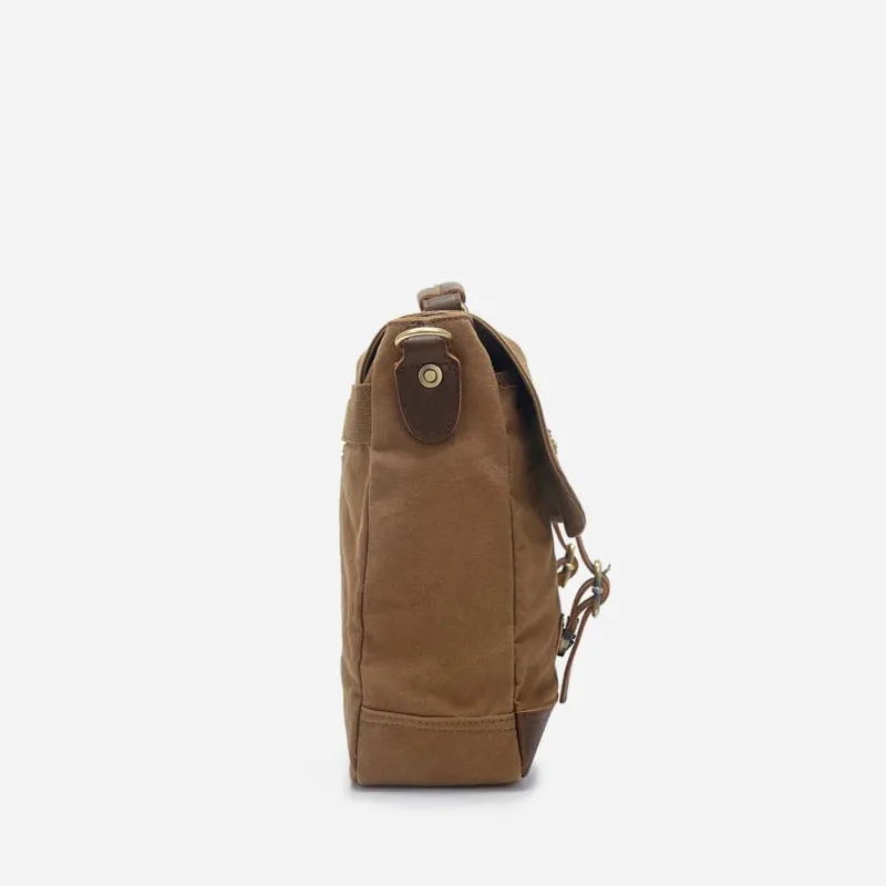 Sac Bandoulière Sacoche Et Porte-documents|Sac Besace^Sacoche besace en toile imperméable et cuir véritable