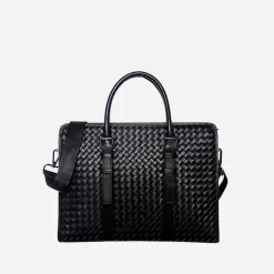 Sac Bandoulière Sacoche Et Porte-documents^Sacoche porte-documents cuir véritable tressé